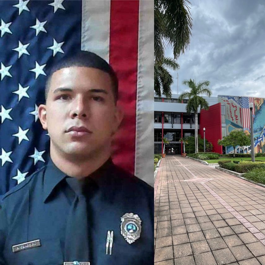 Fallece el oficial Anthony Caabeiro del Departamento de Policía de Hialeah.