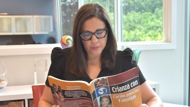 Karina Pavone, presidenta de Amigos For Kids.&nbsp;