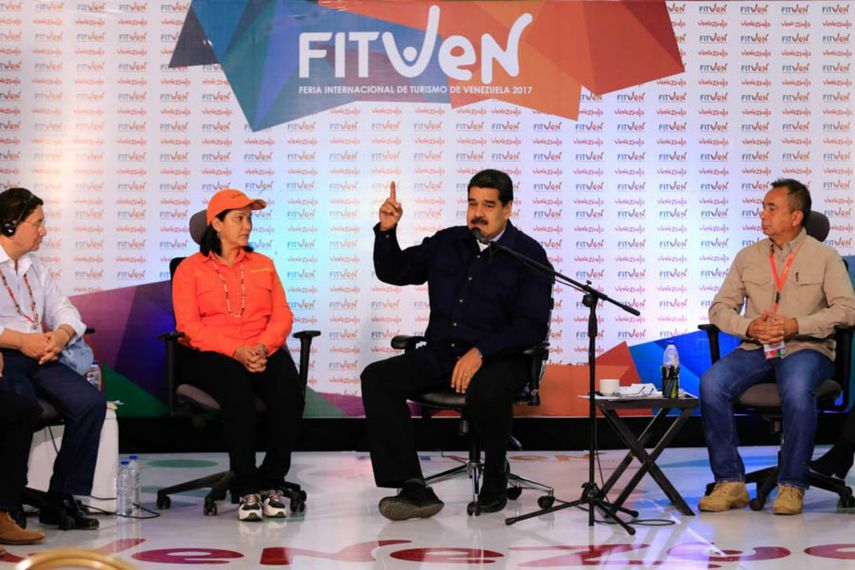En el acto de clausura de la Feria Internacional del Turismo de&nbsp;Venezuela, que se ha celebrado en el estado de Nueva Esparta (noreste) con la participación de 22 países, Maduro&nbsp;indicó que está listo para recibir a inversores.