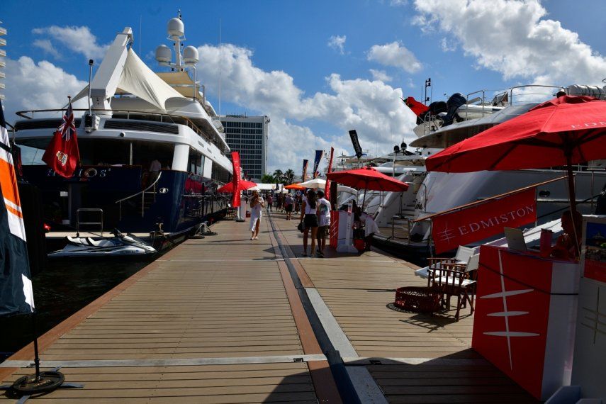 El Boat Show se apoderó de Fort Lauderdale esta semana.