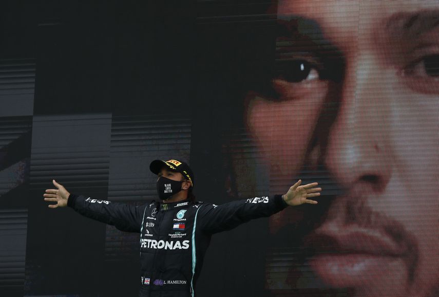 Lewis Hamilton, campeón de Fórmula 1 en: 2008, 2014, 2015, 2017, 2018 y 2019