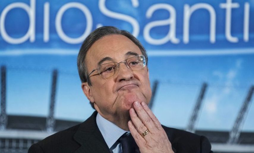 Florentino Pérez quiere que el polaco juegue con el Madrid desde la temporada pasada. (EFE)