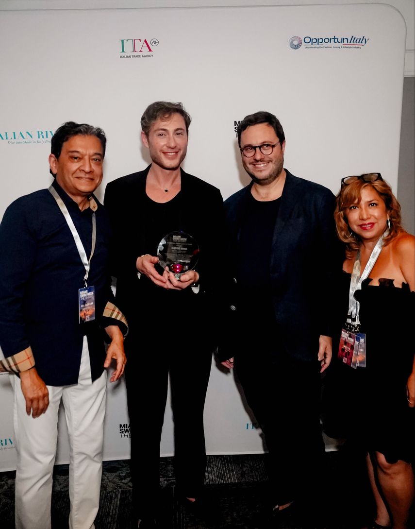 Alessio Nanni, fue distinguido por su liderazgo y por su contribución a la promoción internacional de la moda italiana.