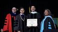Plasencia recibió el grado honorífico de Doctor en Letras Humanas por sus contribuciones profesionales, filantrópicas y cívicas de la Universidad de la Ciudad de Nueva Jersey.
