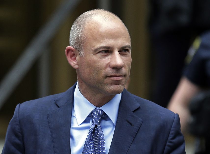 Foto del 28 de mayo del 2019 de Michael Avenatti, abogado de la actriz pornogr&aacute;fica Stormy Daniels, en Nueva York.