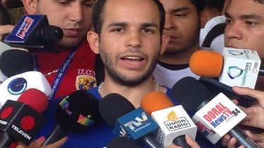 Hasler Iglesias, presidente de la Federación de Centros Universitarios de la Universidad Central de Venezuela (FCU-UCV)&nbsp;