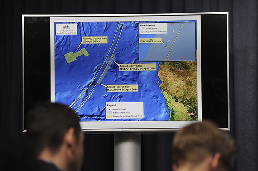 El barco Ocean Shield fue el primero en detectar los sonidos el pasado fin de semana. (EFE)