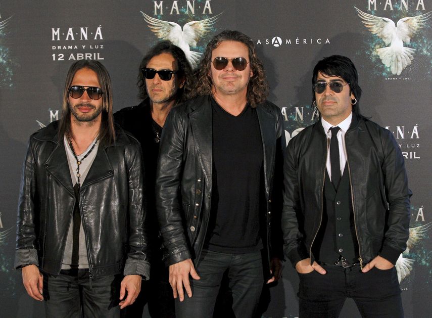 La banda mexicana Maná.