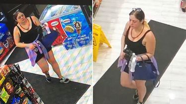 Esta imagen tomada de una c&aacute;mara de vigilancia en una tienda y difundida en un tuit por el Departamento de Bomberos y Rescate de Atlanta muestra a Natalie White, identificada como sospechosa en el incendio que destruy&oacute; el s&aacute;bado 13 de junio de 2020 el restaurante Wendy&rsquo;s en la Avenida University 125 en Atlanta. El restaurante fue incendiado durante protestas por la muerte a tiros del afroestadounidense Rayshard Brooks a manos de un polic&iacute;a afuera del establecimiento.&nbsp;