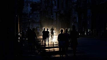 La Habana en medio de un nuevo apagón. 