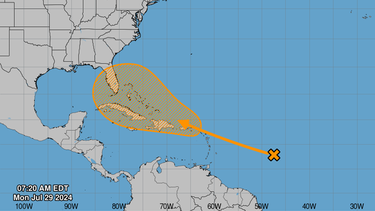 Las proyecciones muestran a Florida en la posible trayectoria de un ciclón tropical,