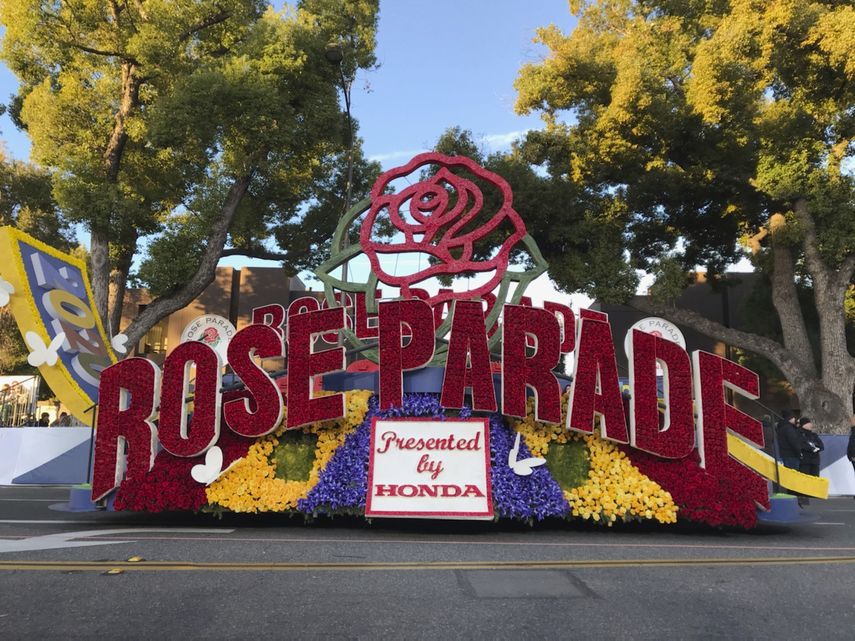 En esta foto del 1 de enero de 2020, se aprecia una carroza del Desfile de las Rosas en Pasadena, California.