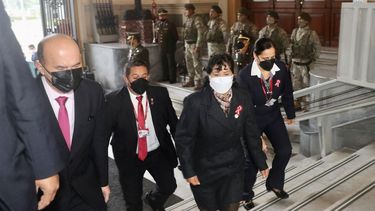 Lilia Paredes, exprimera dama de Perú es interrogada por una comisión del Parlamento peruano, 13 de Julio 2022.