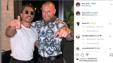 Conor McGregor posa junto al famoso chef turco Salt Bae