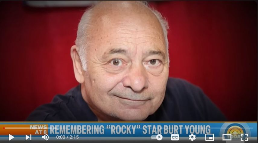 El actor Burt Young.