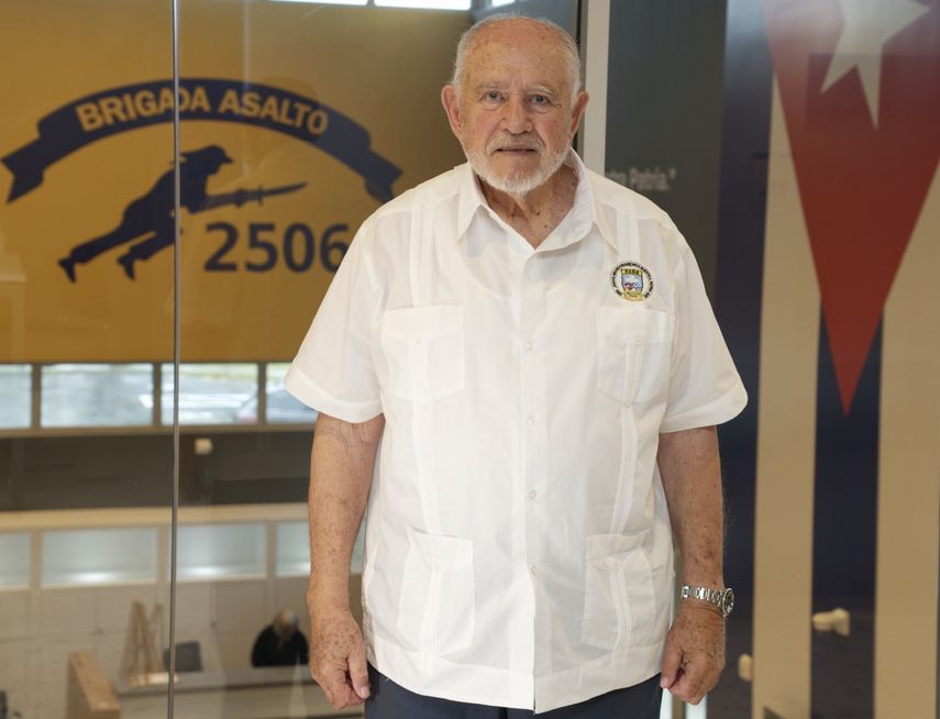 Rafael Montalvo, brigadista y presidente de la Asociación de Veteranos de la Brigada 2506.