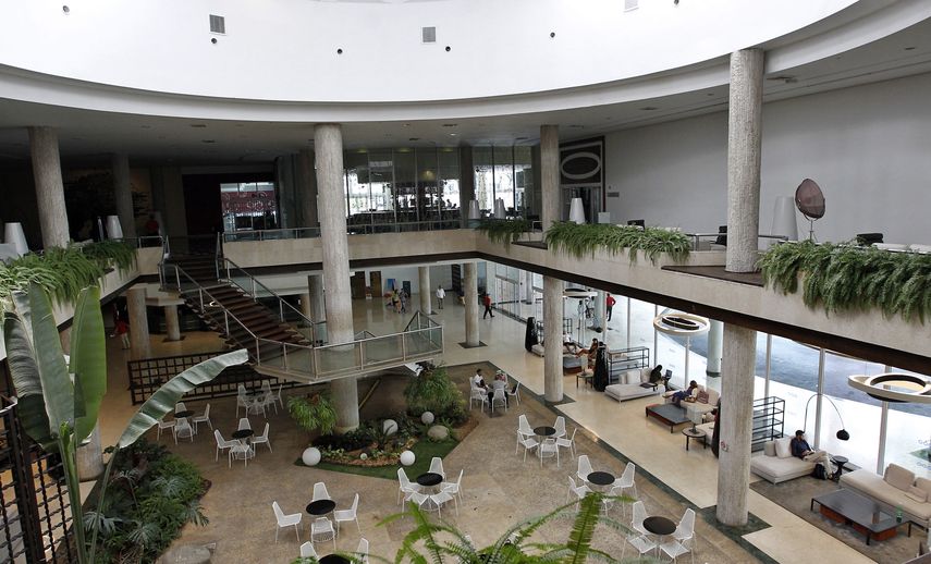 Vista general del lobby del hotel Habana Libre, administrado por la española Meliá.&nbsp;