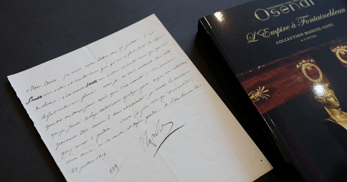 Venden carta de Napoleón sobre el arresto del papa Pío VII