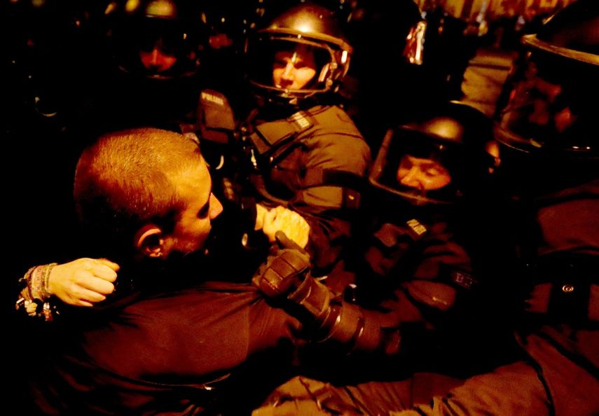 Los incidentes prosiguieron hasta pasada la medianoche en la ciudad alemana de Hamburgo, sede de la cumbre del G20 este viernes 7 de julio de 2017.