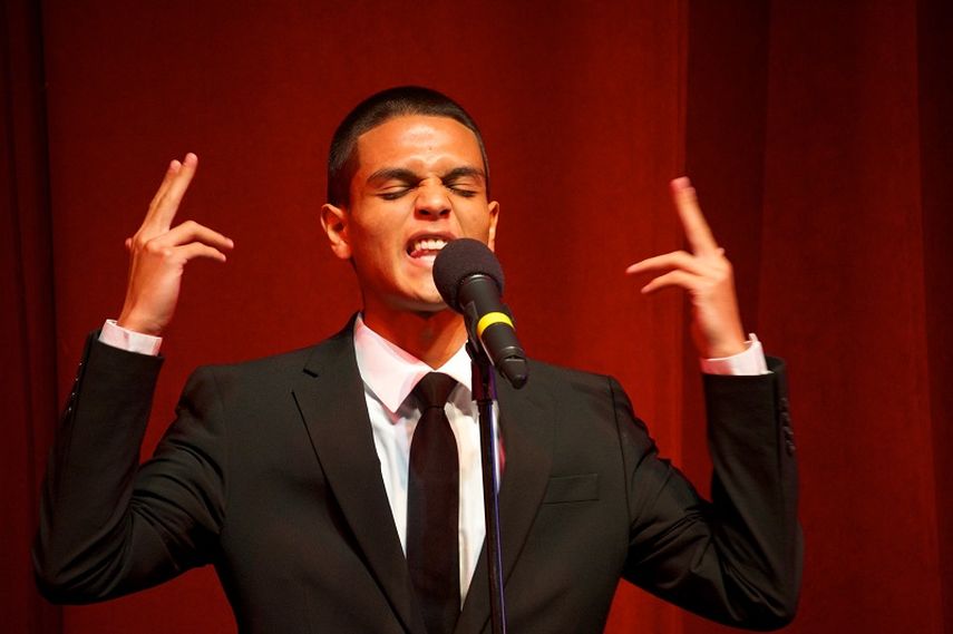 El gran ganador del año pasado fue el joven David Woodward, en la categoría spoke word. (CORTESÍA) 