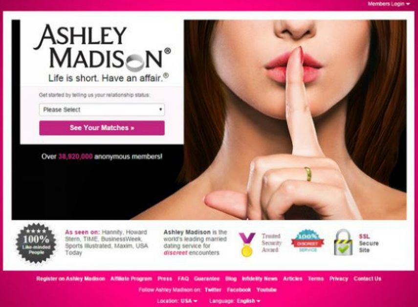 La herramienta de cifrado menos segura que Ashley Madison utilizó es aproximadamente un millón de veces más rápida de descifrar que la más robusta (EFE)