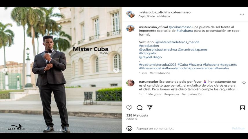 Míster Cuba 2023, Damián Cobas Masso, renuncia al título por razones personales.