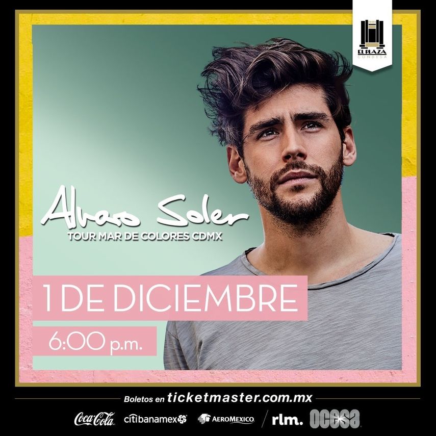 El artista anuncia la primera fecha de la gira en Latinoamérica que tendrá lugar el 1 de diciembre en el Plaza Condesa de Ciudad de México. Las entradas ya están a la venta en Ticketmaster.