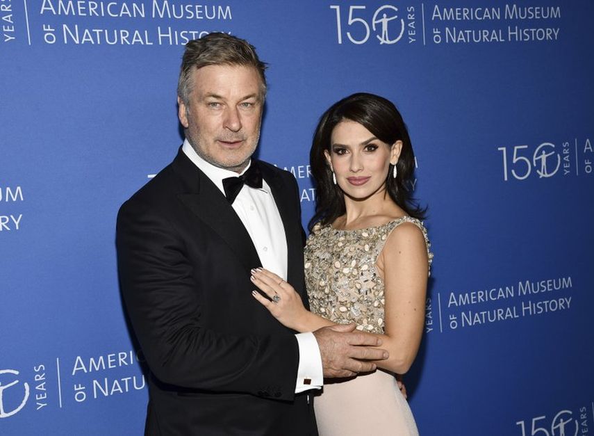 Alec Baldwin y su esposa, Hilaria Baldwin, asisten a una gala del Museo Estadounidense de Historia Natural en Nueva York el 21 de noviembre de 2019. La pareja ya son padres de cinco hijos.&nbsp;&nbsp;