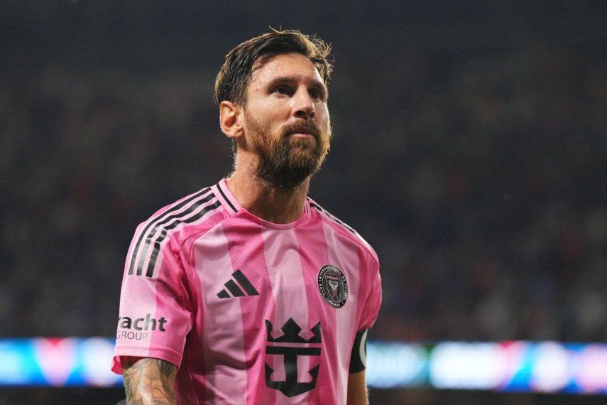 El argentino Lionel Messi, del Inter Miami, reacciona después de la derrota de su equipo ante el FC Cincinnati, el 16 de julio de 2025.