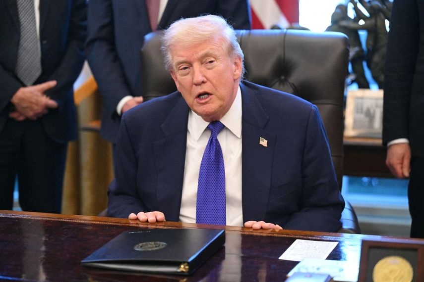 El presidente de Estados Unidos en el Despacho Oval.