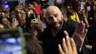 El actor estadounidense John Travolta en la duodécima edición del Festival Internacional de Cine de Panamá (IFF Panamá) en la Ciudad de Panamá, el 7 de abril de 2024.