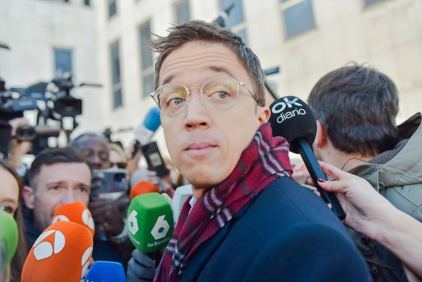 Íñigo Errejón, líder de la izquierda en España,&nbsp;llega a declarar a los juzgados de Plaza de Castilla, a 16 de enero de 2025, en Madrid (España), tras ser denunciado por agresión sexual.&nbsp;
