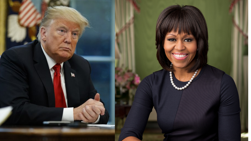 El presidente de Estados Unidos, Donald Trump, y la exprimera dama del país Michelle Obama son considerados por la población como las figuras más admiradas a lo largo de 2020, según la encuesta realizada cada año por la empresa Gallup.