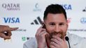 El capitán de Argentina, Lionel Messi, atiende una conferencia de prensa en la víspera del debut ante Arabia Saudí por el Grupo C del Mundial, Noviembre 21, 2022.