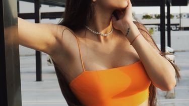 La modelo de raíces venezolanas Vicky Celis.