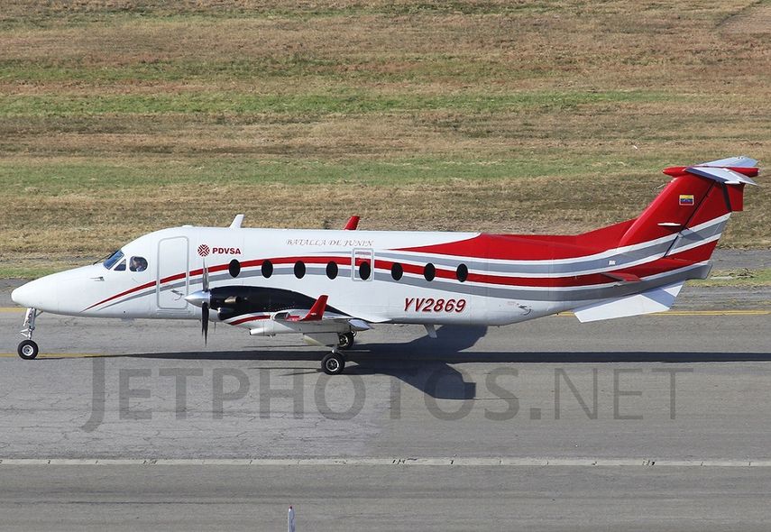 Avión donde supuestamente llegó el jefe de las FARC a Cuba (CORTESÍA)