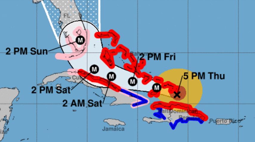 Los últimos pronósticos señalan una probabilidad más cercana a la afectación del huracán Irma sobre el norte de la isla de Cuba.