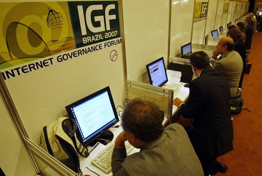 Usuarios de internet en Brasil.