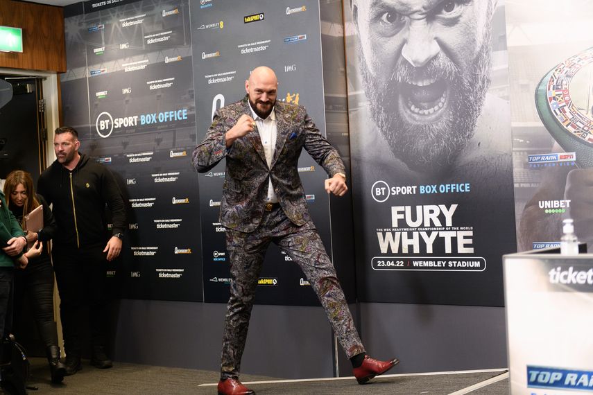 Fury había propuesto a la organización una batalla de Inglaterra entre los dos boxeadores británicos