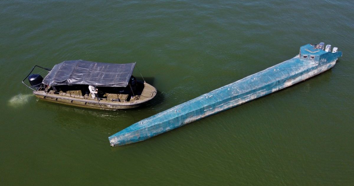 Colombia incauta un narcosubmarino no tripulado