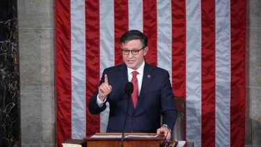El presidente republicano de la Cámara de Representantes de Estados Unidos, Mike Jhonson.