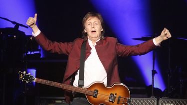 El músico británico Paul McCartney durante un concierto en Alemania. 