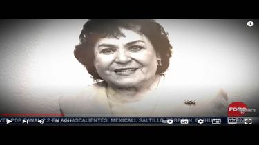 La primera actriz Carmen Salinas. Las cenizas de la artista mexicana reposan en el Panteón Español de la Ciudad de México.