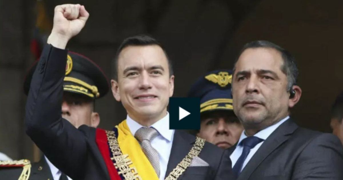 Presidente Daniel Noboa: “Ya se respira un aire de libertad”