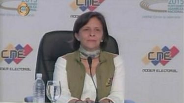 Sandra Oblitas, vicepresidenta del CNE, hizo el anuncio (CAPTURA DE PANTALLA)