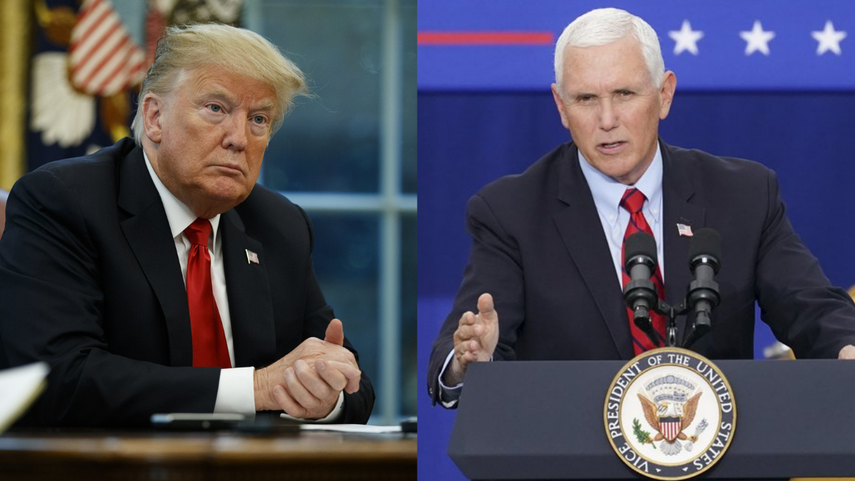 Donald Trump, y Mike Pence