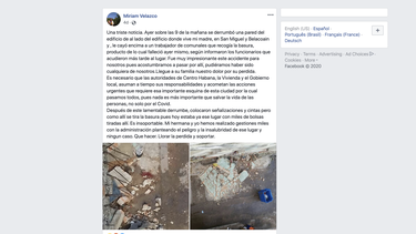 Una vecina denunci&oacute; lo ocurrido en su cuenta de Facebook.&nbsp;