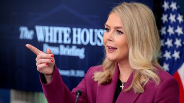 La portavoz de la Casa Blanca Karoline Levitt.