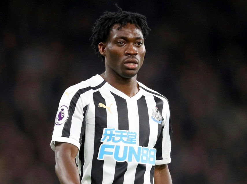 En foto del 12 de enero del 2019, el jugador del Newcastle, Christian Atsu, durante un encuentro de liga.&nbsp;
