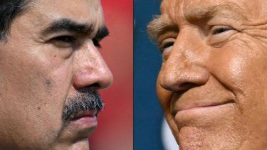 El dictador socialista de Venezuela, Nicolás Maduro, y el presidente de EEUU, Donald Trump.